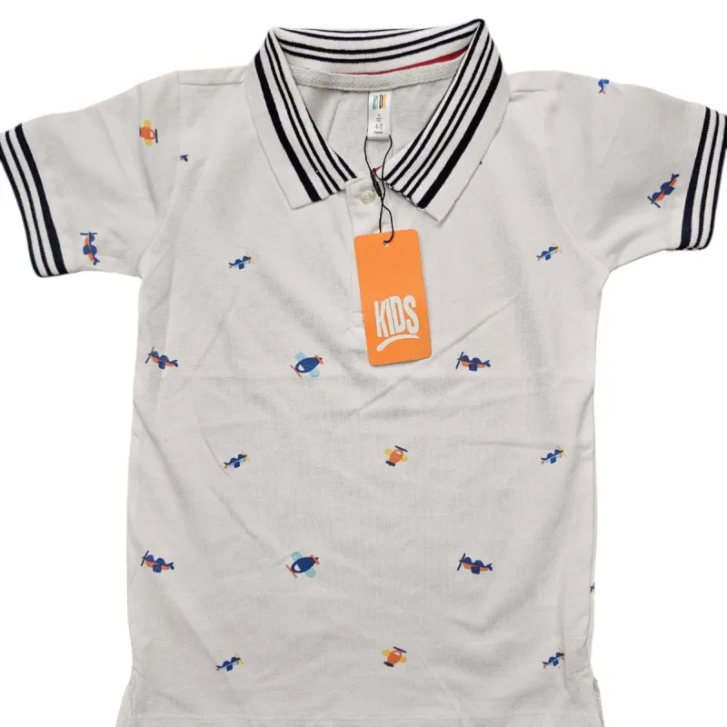 KIDS Brand Mixed Sizes Short Sleeve Polo T‑Shirt Wholesale – Everywear Bangladesh Ltd