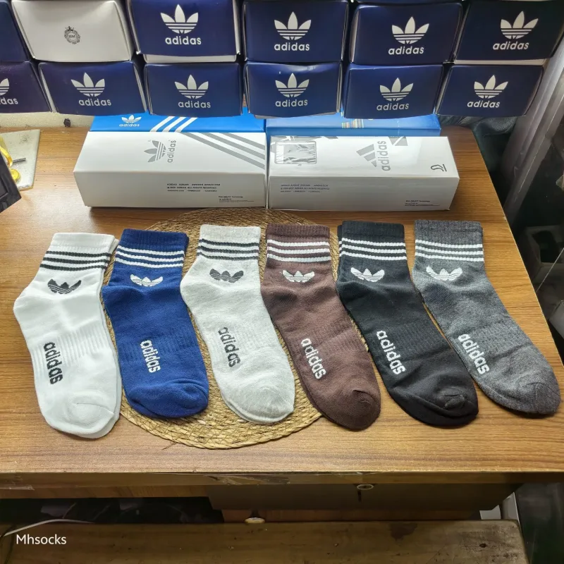 Adidas 6 Pair Long Socks Wholesale Bangladesh