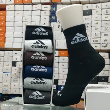 Adidas 6 Pair Mid Crew Socks Wholesale Bangladesh Adidas 6 Pair Mid Crew Socks Wholesale Bangladesh