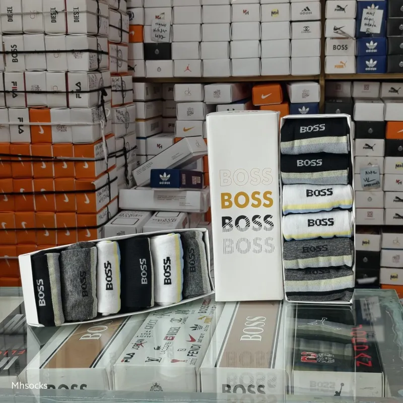 Boss 6 Pair Long Socks Wholesale Bangladesh Boss 6 Pair Long Socks Wholesale Bangladesh