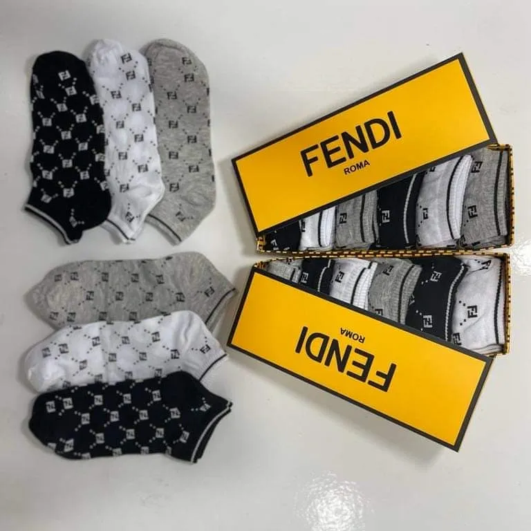 Fendi 6 Pair Ankle Socks Wholesale Bangladesh