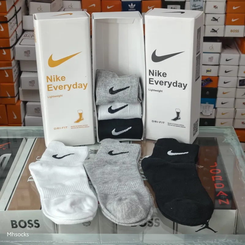 Nike 3 Pair Ankle Socks Wholesale Bangladesh