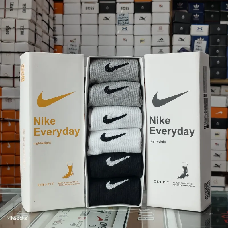 Nike 6 Pair Mid Crew Socks Wholesale Bangladesh