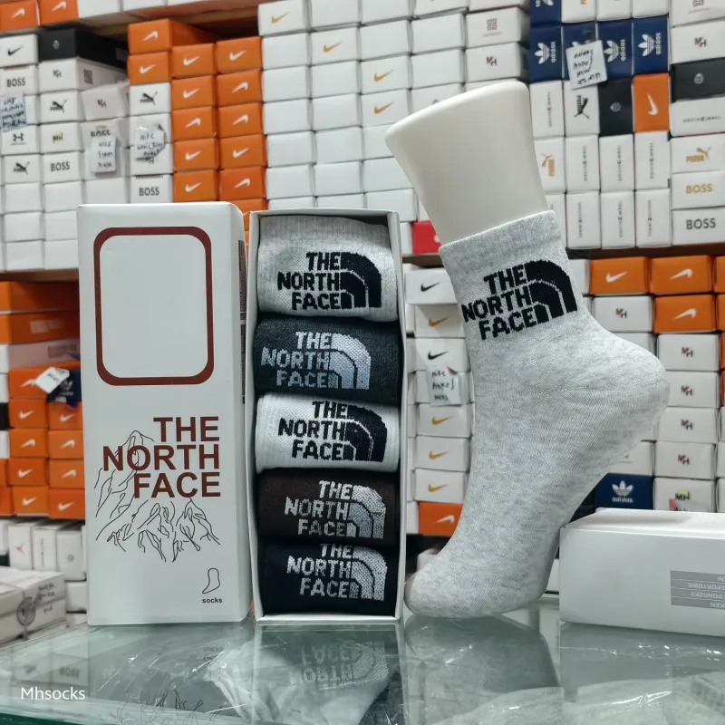 The North Face 6 Pair Mid Crew Socks Wholesale Bangladesh