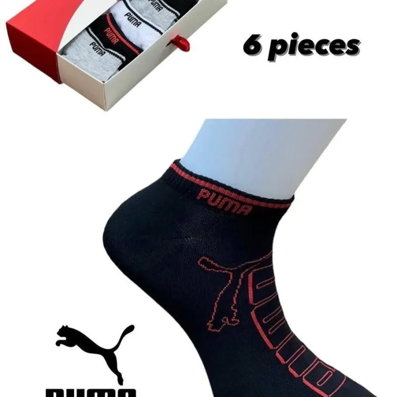 Puma 6 Pair Ankle Socks Wholesale Bangladesh