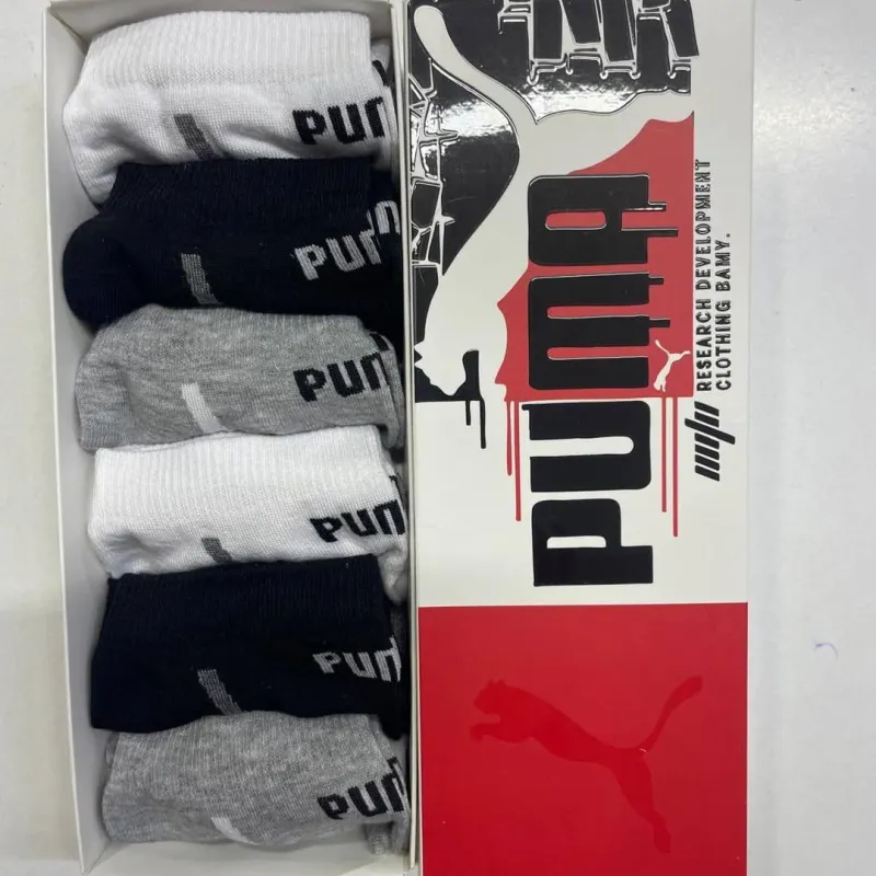 Puma 6 Pair Ankle Socks Wholesale Bangladesh
