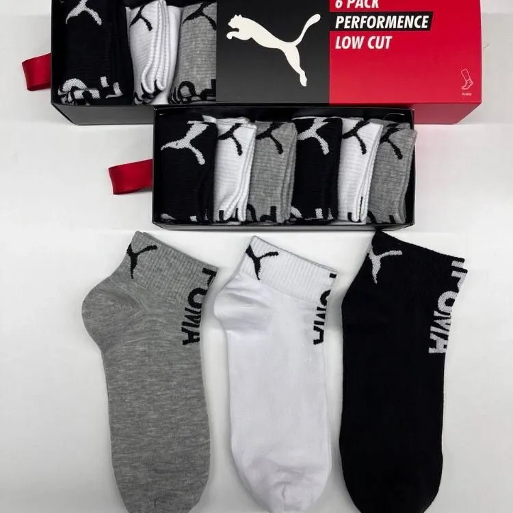 Puma 6 Pair Ankle Socks Wholesale Bangladesh