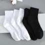 Solid 3 Pair Mid Crew Socks Wholesale Bangladesh