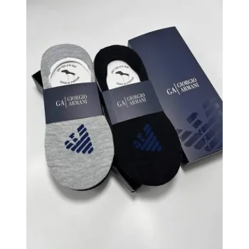 Armani Style Loafer Socks 3 Pairs Wholesale Bangladesh