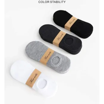  Solid Color Loafer Socks 6 Pairs Wholesale Bangladesh