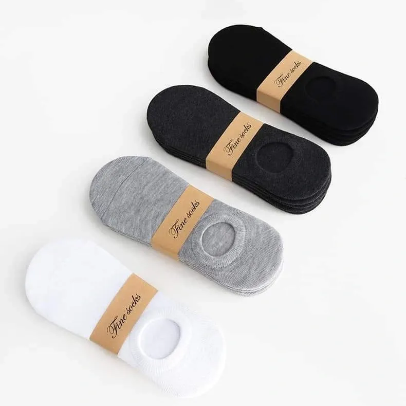  Solid Color Loafer Socks 6 Pairs Wholesale Bangladesh