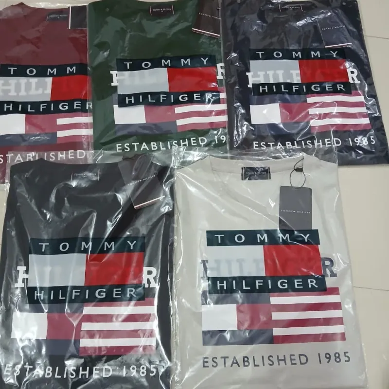 Tommy Hilfiger Men's Cotton T‑Shirt (Colorblock) Wholesale – Everywear Bangladesh Ltd