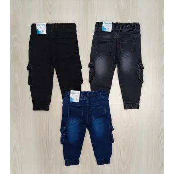 Baby Boys Jeans Joggers Cargo Pant Stretch Wholesale Bangladesh