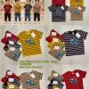 Baby Club Baby Boys Premium Step Print T-Shirt Short Sleeve Wholesale Bangladesh