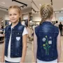 Boys & Girls Stylish Sleeveless Denim Jacket Wholesale Bangladesh