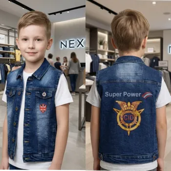 Boys & Girls Stylish Sleeveless Denim Jacket Wholesale Bangladesh