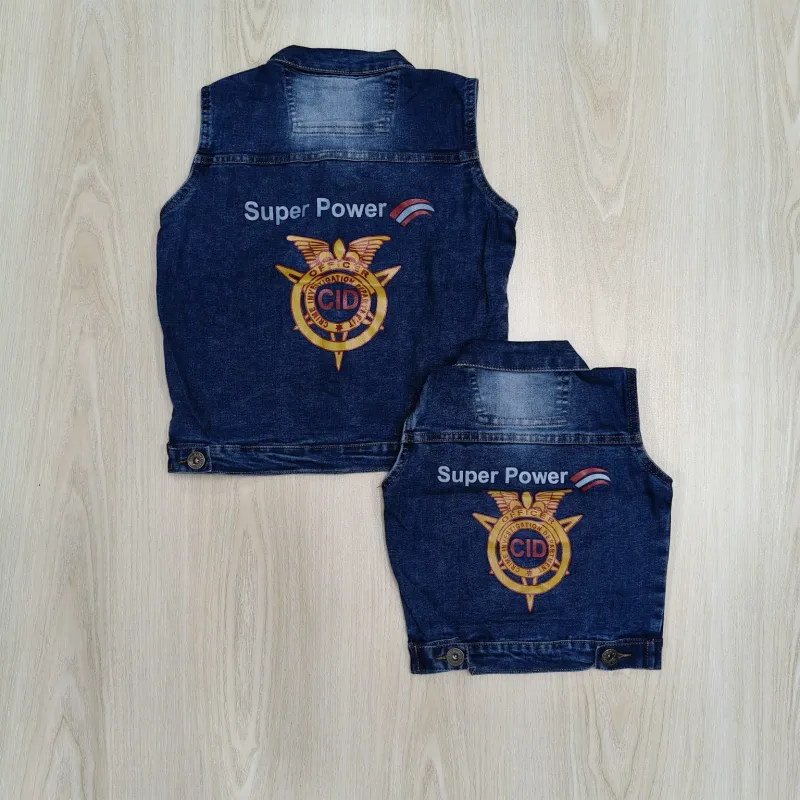 Boys & Girls Stylish Sleeveless Denim Jacket Wholesale Bangladesh Boys & Girls Stylish Sleeveless Denim Jacket Wholesale Bangladesh