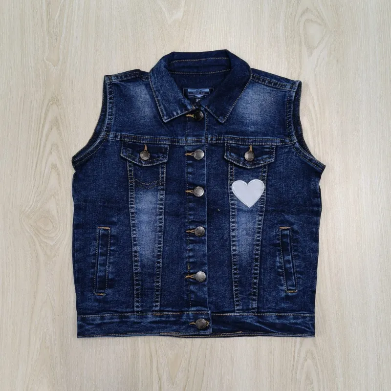Boys & Girls Stylish Sleeveless Denim Jacket Wholesale Bangladesh Boys & Girls Stylish Sleeveless Denim Jacket Wholesale Bangladesh