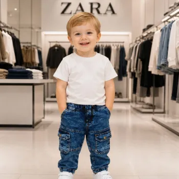 Zara Baby Boys Stretch Jeans Cargo Pant Wholesale Bangladesh