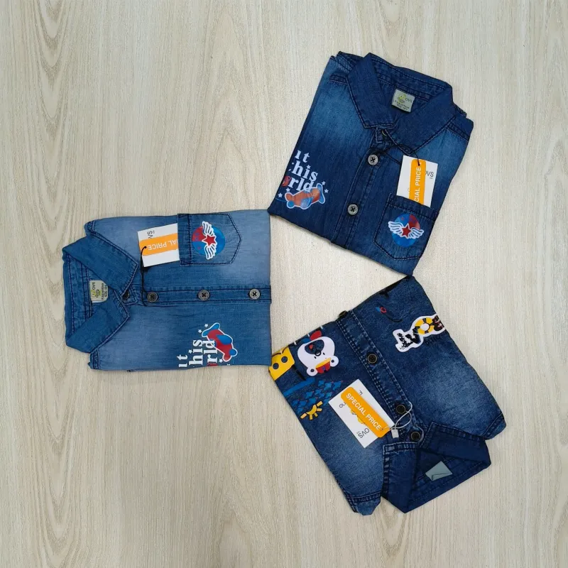 Boys Premium Quality Long Sleeve Shirt Wholesale Bangladesh