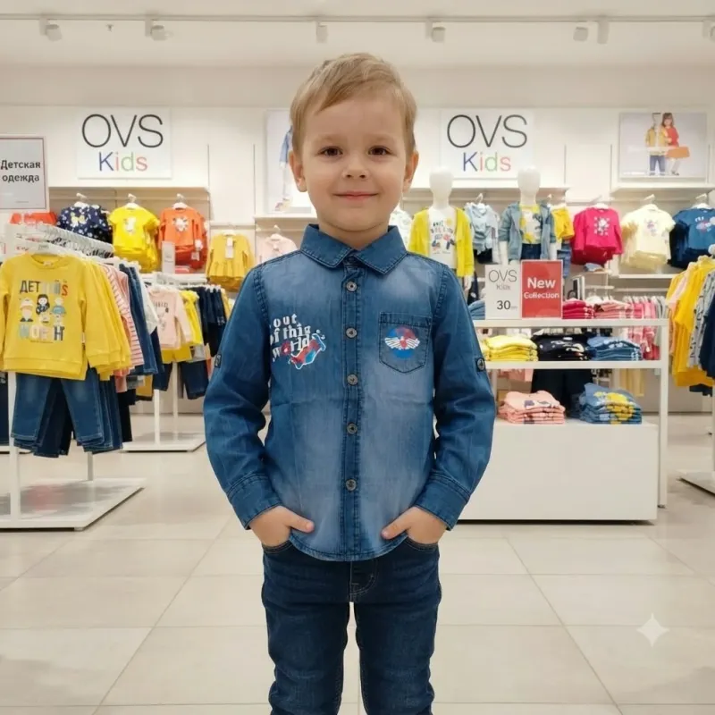 Boys Premium Quality Long Sleeve Shirt Wholesale Bangladesh