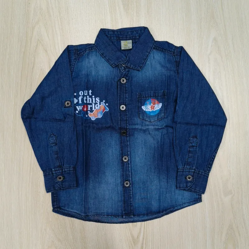 Boys Premium Quality Long Sleeve Shirt Wholesale Bangladesh
