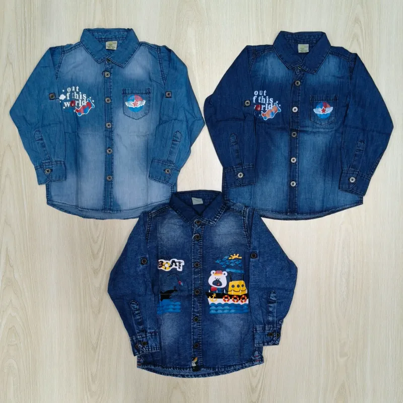 Boys Premium Quality Long Sleeve Shirt Wholesale Bangladesh