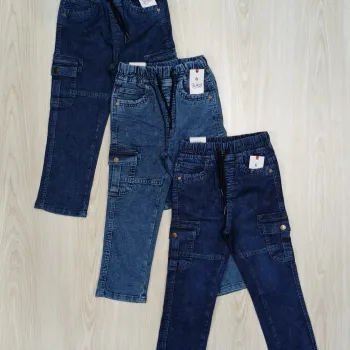 Blukids Boys Stretch Jeans Cargo Long Pant Wholesale Bangladesh