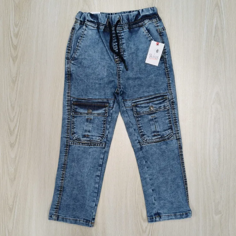 Blukids Boys Stretch Jeans Cargo Long Pant Wholesale Bangladesh