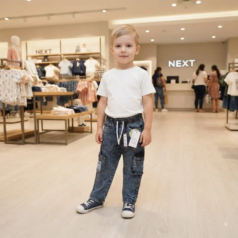 NEXT Boys Stretch Jeans Cargo Long Pant Wholesale Bangladesh