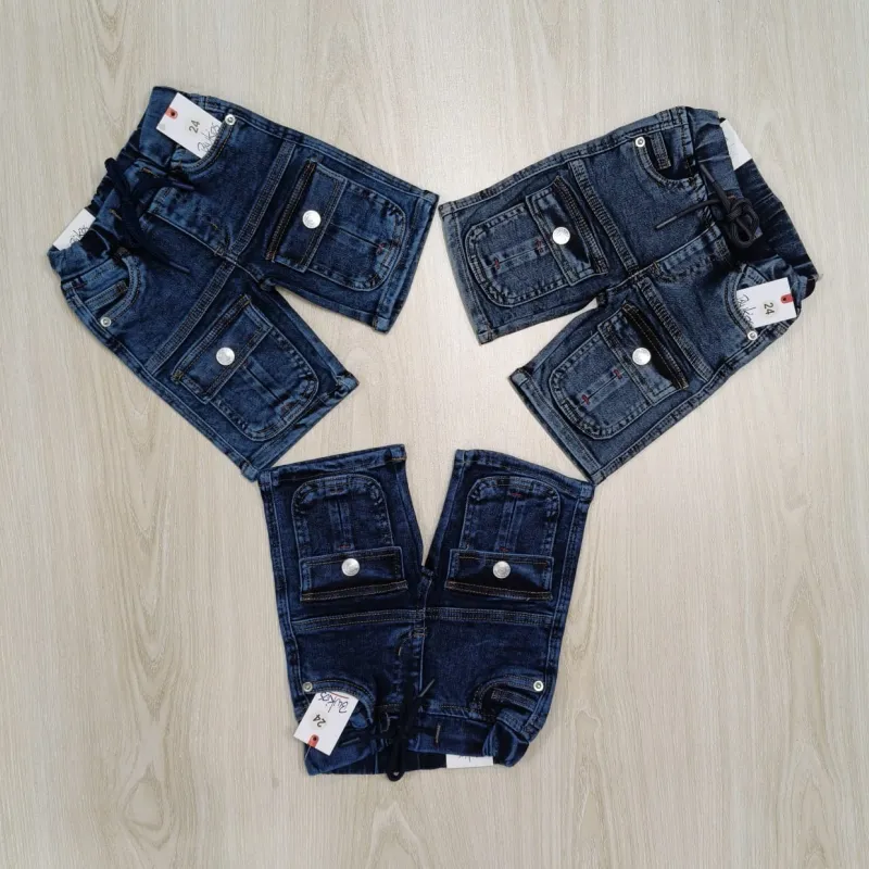 Blukids Baby Boys Stretch Jeans Cargo Short Pant Wholesale Bangladesh
