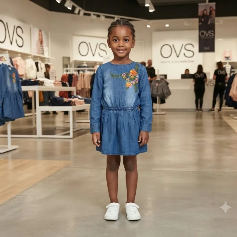 Girls Premium Quality Denim Frock Long Sleeve Wholesale Bangladesh Girls Premium Quality Denim Frock Long Sleeve Wholesale Bangladesh