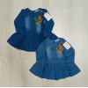Girls Premium Quality Denim Frock Long Sleeve Wholesale Bangladesh Girls Premium Quality Denim Frock Long Sleeve Wholesale Bangladesh
