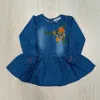 Girls Premium Quality Denim Frock Long Sleeve Wholesale Bangladesh Girls Premium Quality Denim Frock Long Sleeve Wholesale Bangladesh