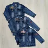 Boys Stylish Denim Jacket Long Sleeve Wholesale Bangladesh