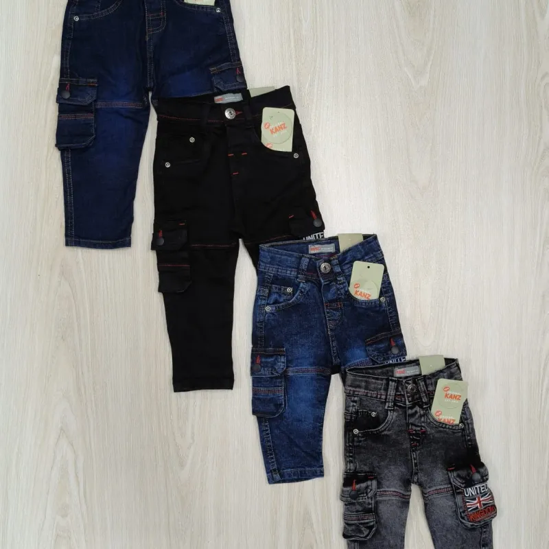 Baby Boys Stretch Jeans Cargo Pant Wholesale Bangladesh Baby Boys Stretch Jeans Cargo Pant Wholesale Bangladesh