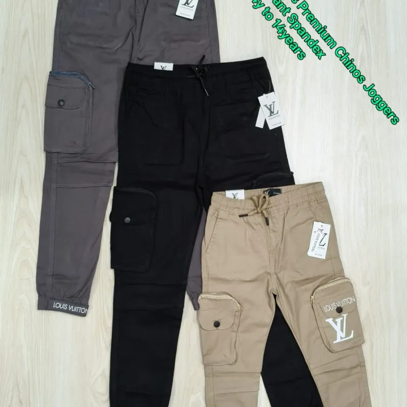 Louis Vuitton Boys Premium Chinos Joggers Cargo Pant Wholesale Bangladesh