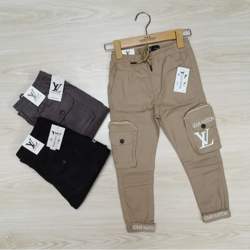 Louis Vuitton Boys Premium Chinos Joggers Cargo Pant Wholesale Bangladesh