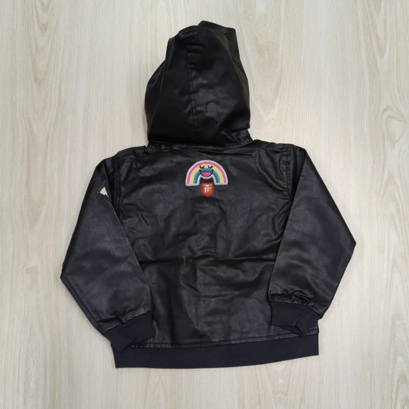 Boys Stylish Leather Hoodie Jacket Wholesale Bangladesh
