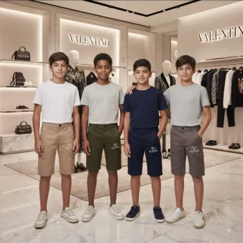Valentino Boys Premium Chinos Cargo Short Pant Wholesale Bangladesh