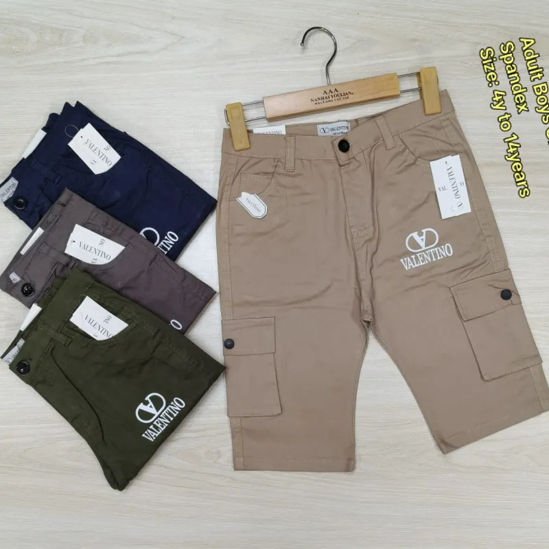 Valentino Boys Premium Chinos Cargo Short Pant Wholesale Bangladesh Valentino Boys Premium Chinos Cargo Short Pant Wholesale Bangladesh