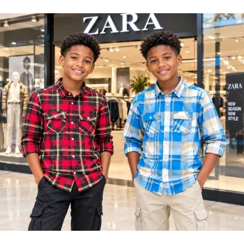 Boys Flannel Long Sleeve Shirt Wholesale Bangladesh