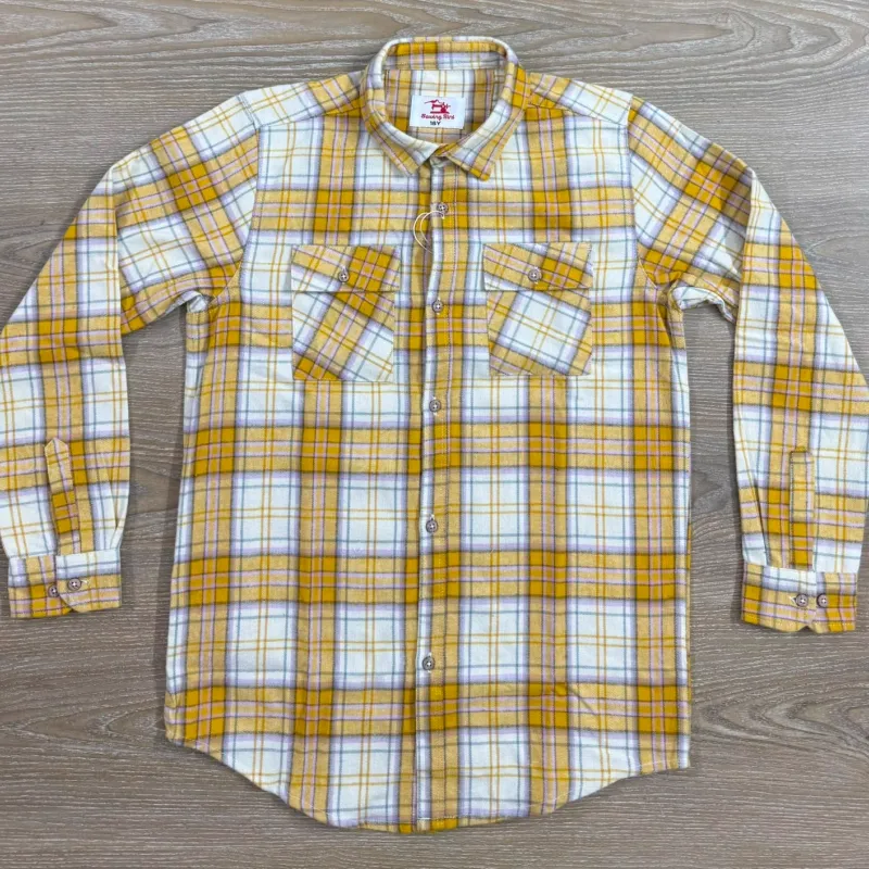 Boys Flannel Long Sleeve Shirt Wholesale Bangladesh