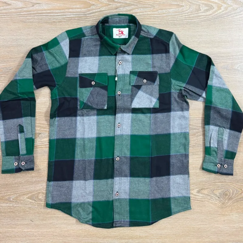 Boys Flannel Long Sleeve Shirt Wholesale Bangladesh