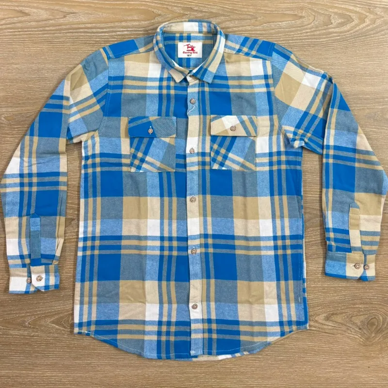 Boys Flannel Long Sleeve Shirt Wholesale Bangladesh