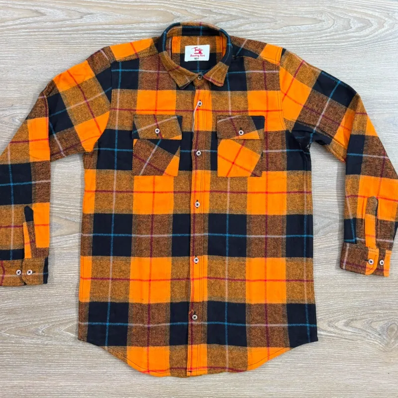 Boys Flannel Long Sleeve Shirt Wholesale Bangladesh