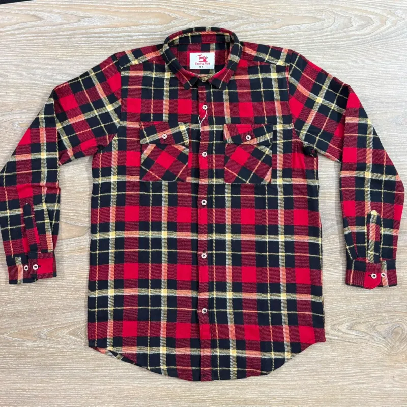 Boys Flannel Long Sleeve Shirt Wholesale Bangladesh