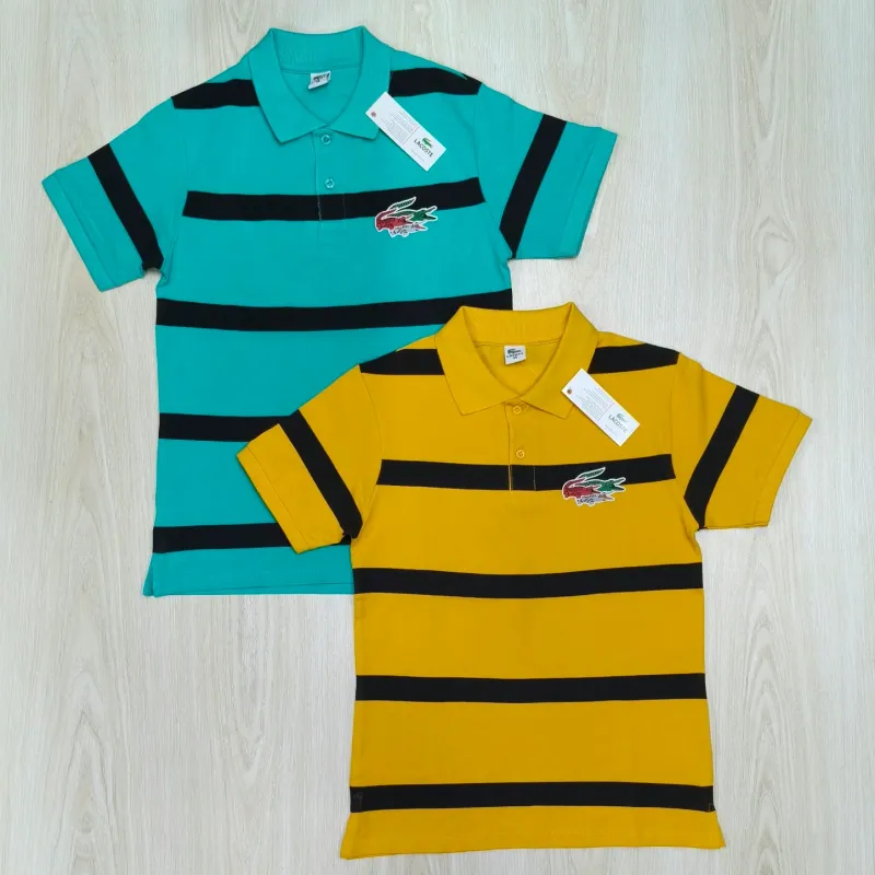 Lacoste Boys Step Button Pique Polo Short Sleeve Wholesale Bangladesh