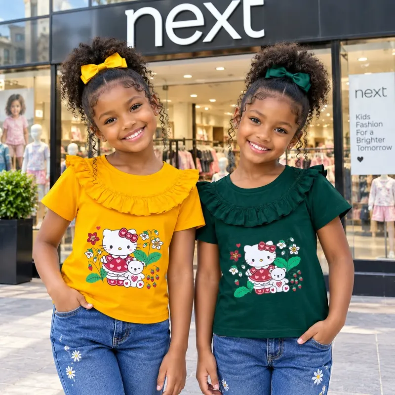 NEXT Girls Design T-Shirt Short Sleeve Wholesale Bangladesh (2Y-8Y) NEXT Girls Design T-Shirt Short Sleeve Wholesale Bangladesh (2Y-8Y)