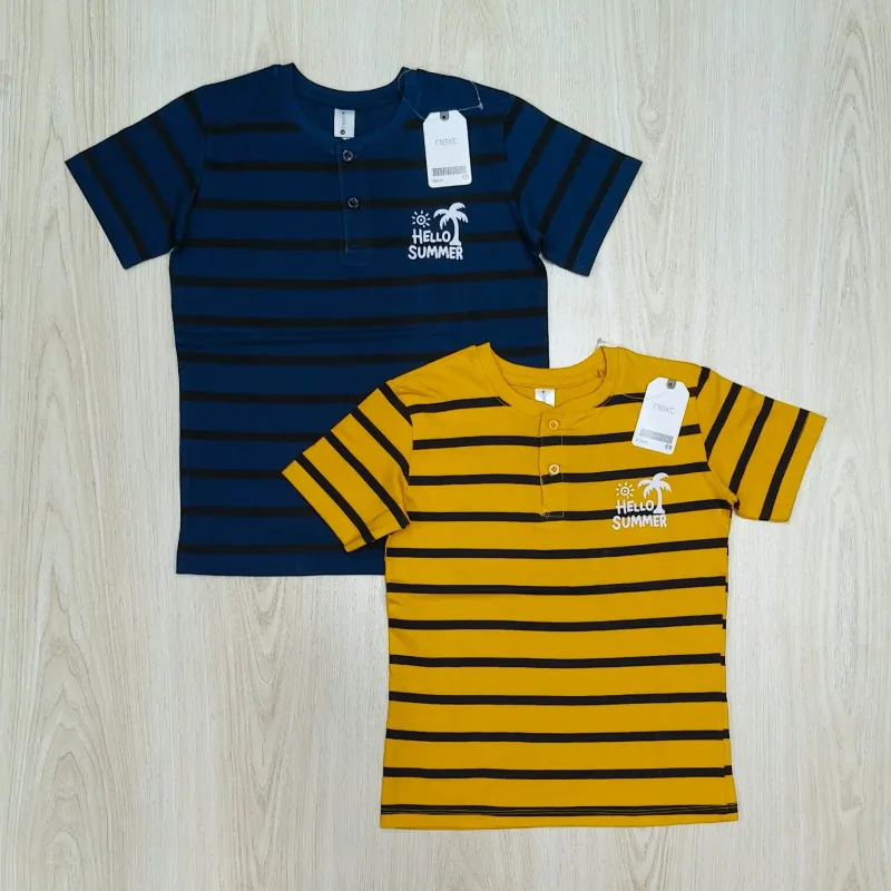 NEXT Boys Step Button T-Shirt Short Sleeve Wholesale Bangladesh